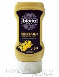 Biona Bio Mustár közepesen erős 320ml