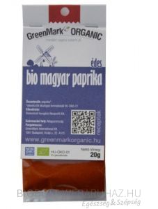 Greenmark Bio Édes Magyar Paprika 20g