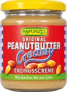 Rapunzel Peanut butter Creamy Bio Mogyoróvaj krémes 250g