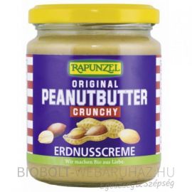 Rapunzel Peanut butter crunchy Bio Ropogós Mogyoróvaj 250g