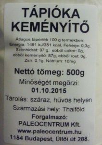 Paleolit Tápióka Keményítő 500g