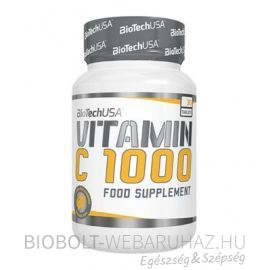 BioTech USA Vitamin C 1000mg tabletta 30db