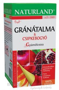 Naturland Gyümölcstea Gránátalma Csipkebogyóval 20 filter 40g