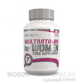 BioTech USA Multivitamin For Women tabletta 60 db