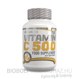 BioTech USA Vitamin C 500 mg rágótabletta 120 db