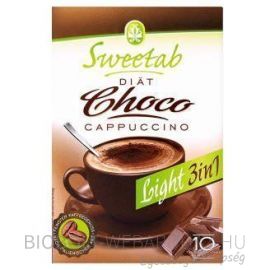 Sweetab Diabetikus Cappuccino csokis 10x10g