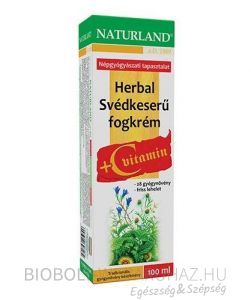 Naturland Svédkeserű Fogkrém C-vitaminnal 100ml