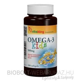Vitaking Omega-3 Kids gélkapszula 100db