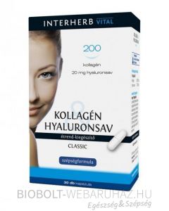 Interherb Kollagén Hyaluronsav classic kapszula 30 db