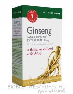 Interherb Ginseng extraktum kapszula 30db