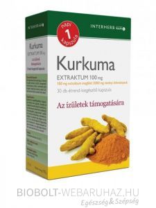 Interherb Kurkuma Extraktum kapszula 30 db