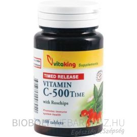 Vitaking C-vitamin TR 500mg tabletta 100db