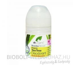 Dr. Organic Bio Teafa Golyós Dezodor Antibakteriális 50ml