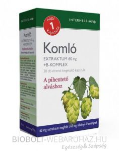 Interherb Napi 1 Komló Extraktum 60 mg+B-komplex kapszula 30db