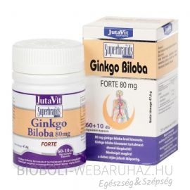 Jutavit Ginkgo biloba forte 80mg tabletta 70db