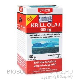 Jutavit Krill olaj 500mg kapszula 60db