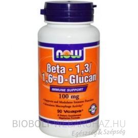 Now Beta 1/3 D glucan kapszula 90db