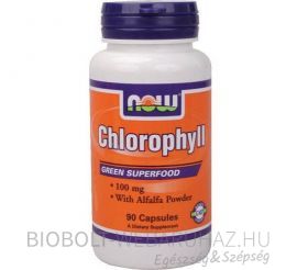 NOW CHLOROPHYLL 100MG KAPSZULA 90DB