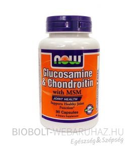 NOW GLUCOSAMINE-CHONDROITIN KAPSZULA 90DB