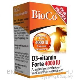 BioCo D3-vitamin Forte 4000 IU 100db