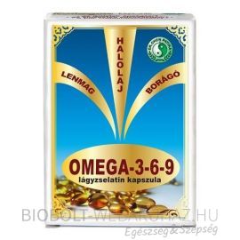 Dr. Chen Omega-3-6-9 lágyzselatin kapszula 30db