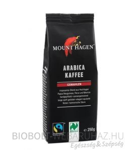 Mount Hagen Arabica Bio őrőlt pörkölt kávé 250g