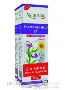 Naturstar Fekete nadálytő gél forte 2x60ml