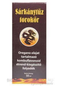 Sárkánytűz Torokőr oregano olajat tartalmazó kombuflavonoid 50ml