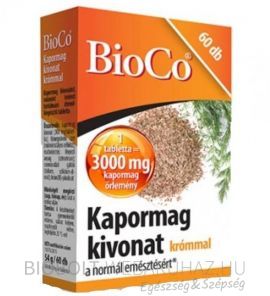 Bioco Kapormag kivonat tabletta krómmal 60db