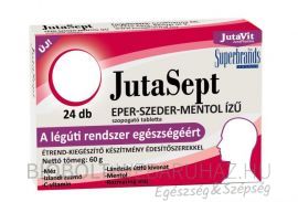 Jutavit Jutasept Eper-szeder-mentol ízű szopogató tabletta 24db