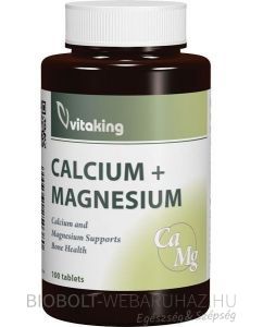 Vitaking Calcium + Magnézium tabletta 100db