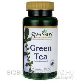 Swanson Zöld tea kivonat 500mg kapszula 100db