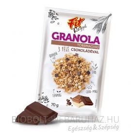 Fit Reggeli Granola többmagvas 3 féle csokoládéval 70g