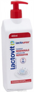 Lactovit Lactourea Testápoló regeneráló, nagyon száraz bőrre 400ml