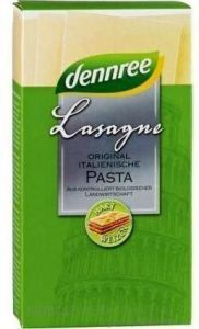 Dennree Pasta Durum bio Lasagne tészta 250g