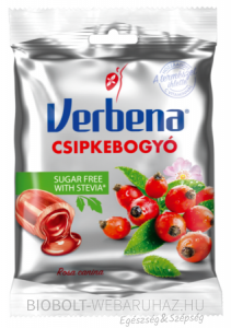 Verbena Csipkebogyó Light cukorka 60g