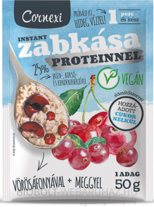 Cornexi Vörösáfonyás-meggyes zabkása proteinnel 50g