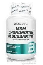 BioTech USA MSM Chondroitin Glucosamine tabletta 60db