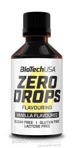 BioTech Usa Zero Drops ízesítőcsepp vanília 50ml 