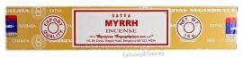 Satya Myrrh mirha masala füstölő 15g