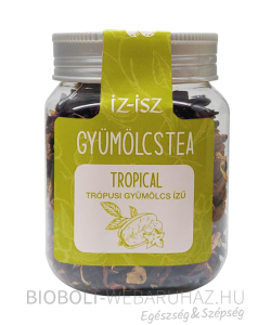 Iz-isz Trópusi gyümölcs ízű gyümölcstea keverék hibiszkusszal 120g