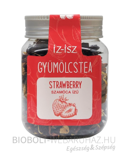 Iz-isz Szamóca ízű gyümölcstea keverék hibiszkusszal 120g