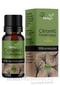 Herbys fűszercsepp indiai citromfű 10ml 