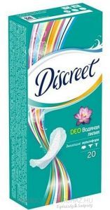 Discreet Deo Waterlily illatosított tisztasági betét 20db 