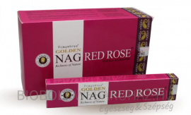 Golden Nag Red rose Vörös rózsa masala füstölő 15g