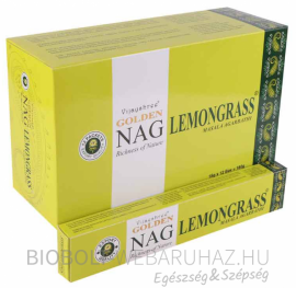 Golden Nag Lemongrass Citromfű masala füstölő 15g