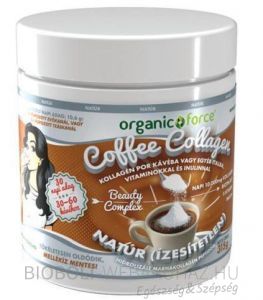 Organic Force kávé natúr kollagén por 315g 