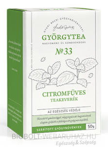 Györgytea Citromfüves teakeverék Az egészség védője 50g