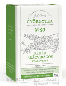 Györgytea Fehér akácvirágos teakeverék Reflux tea 50g