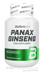 BioTech USA Panax ginseng kapszula 60db*